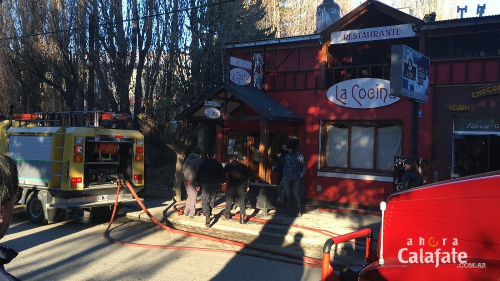 Principio de incendio en céntrico restaurante de El Calafate