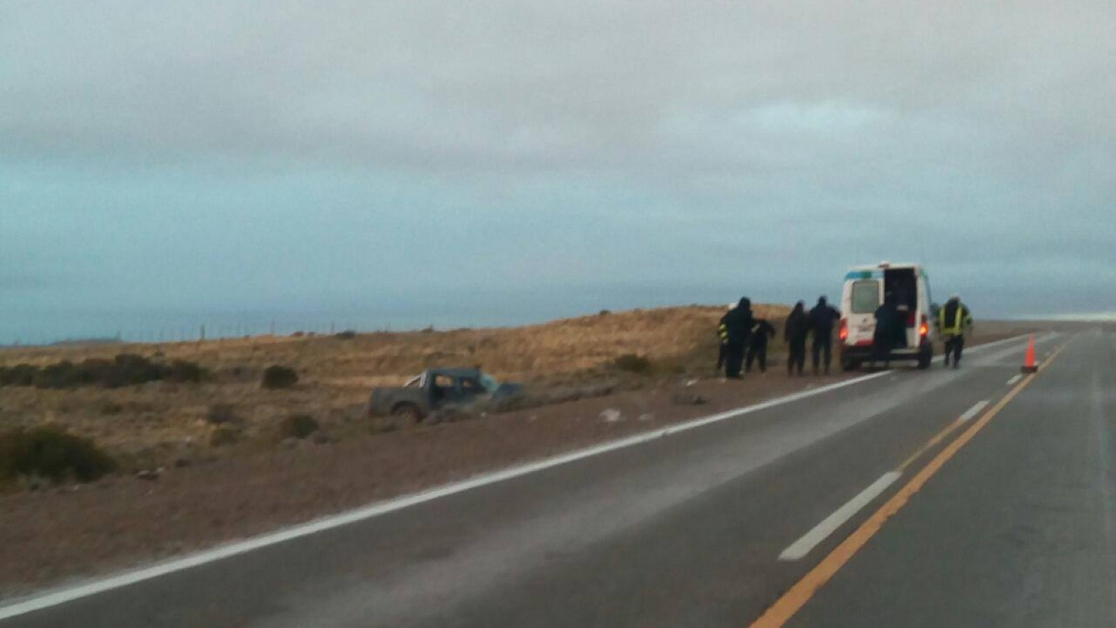 Vuelco con heridos camino a San Julián