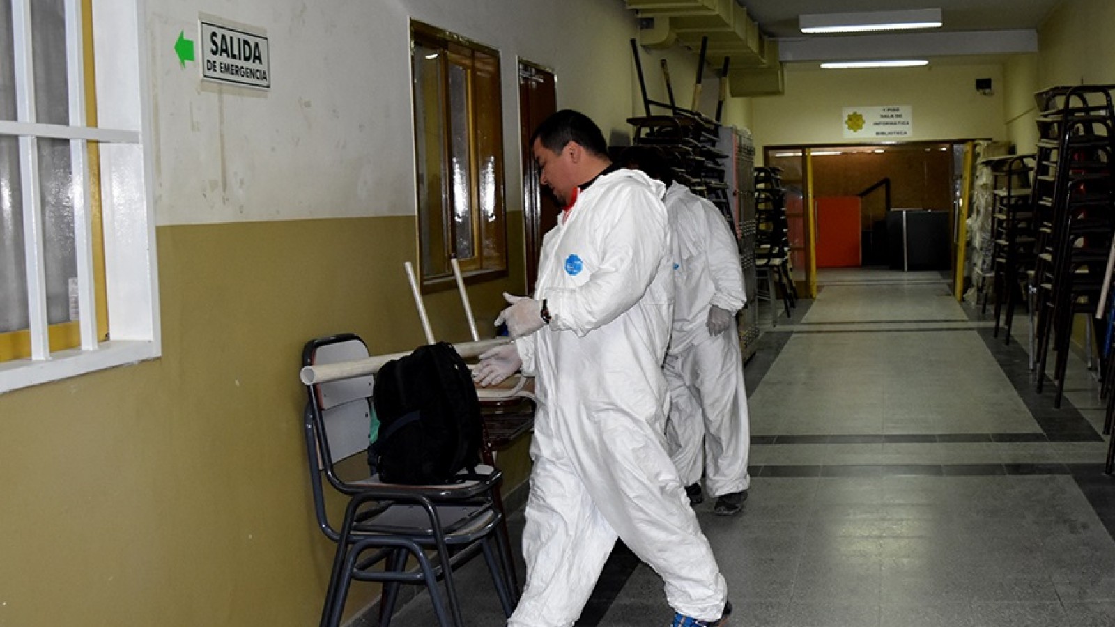 Municipio de Caleta Olivia realizó desratización y desinfección en Industrial N° 1