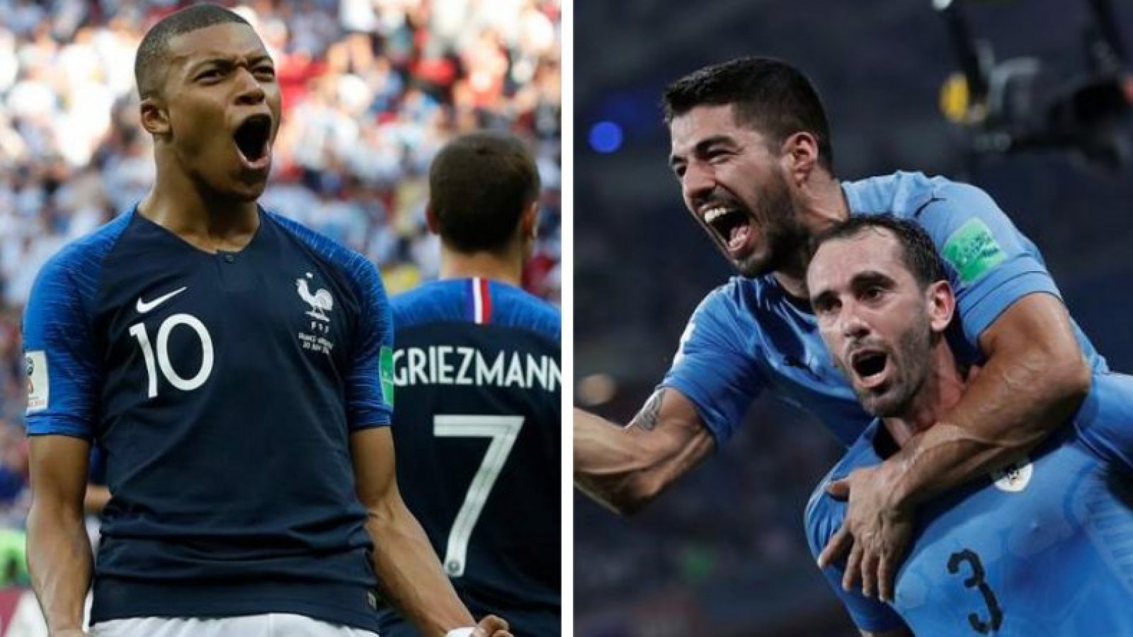 Uruguay se mide con Francia por un lugar en las semifinales