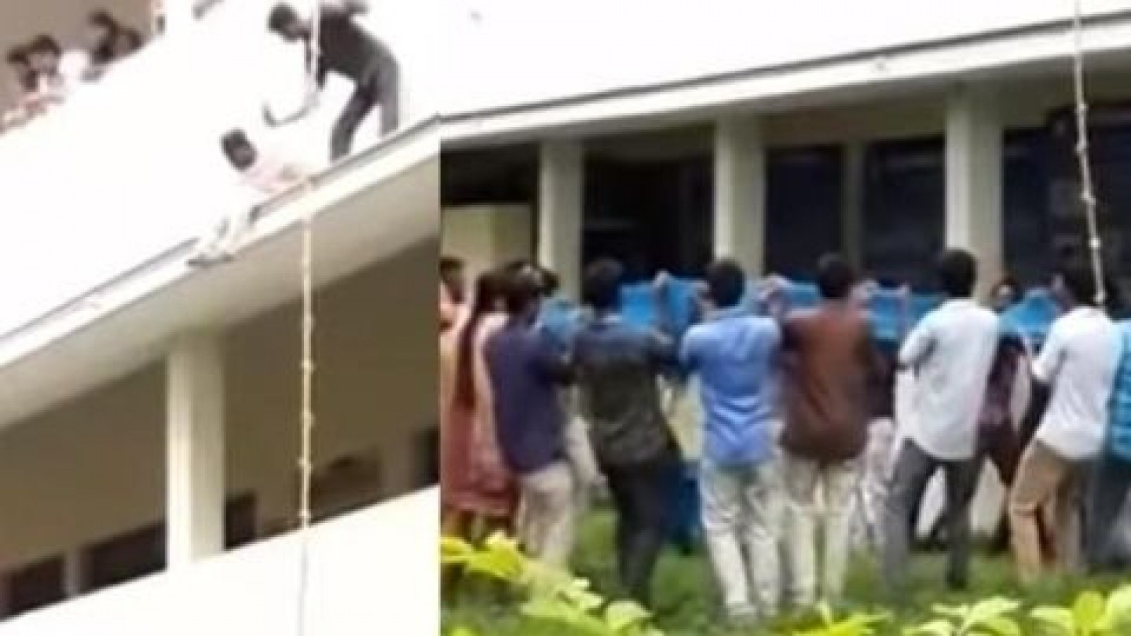 Alumna murió al ser arrojada desde un balcón durante un simulacro de evacuación