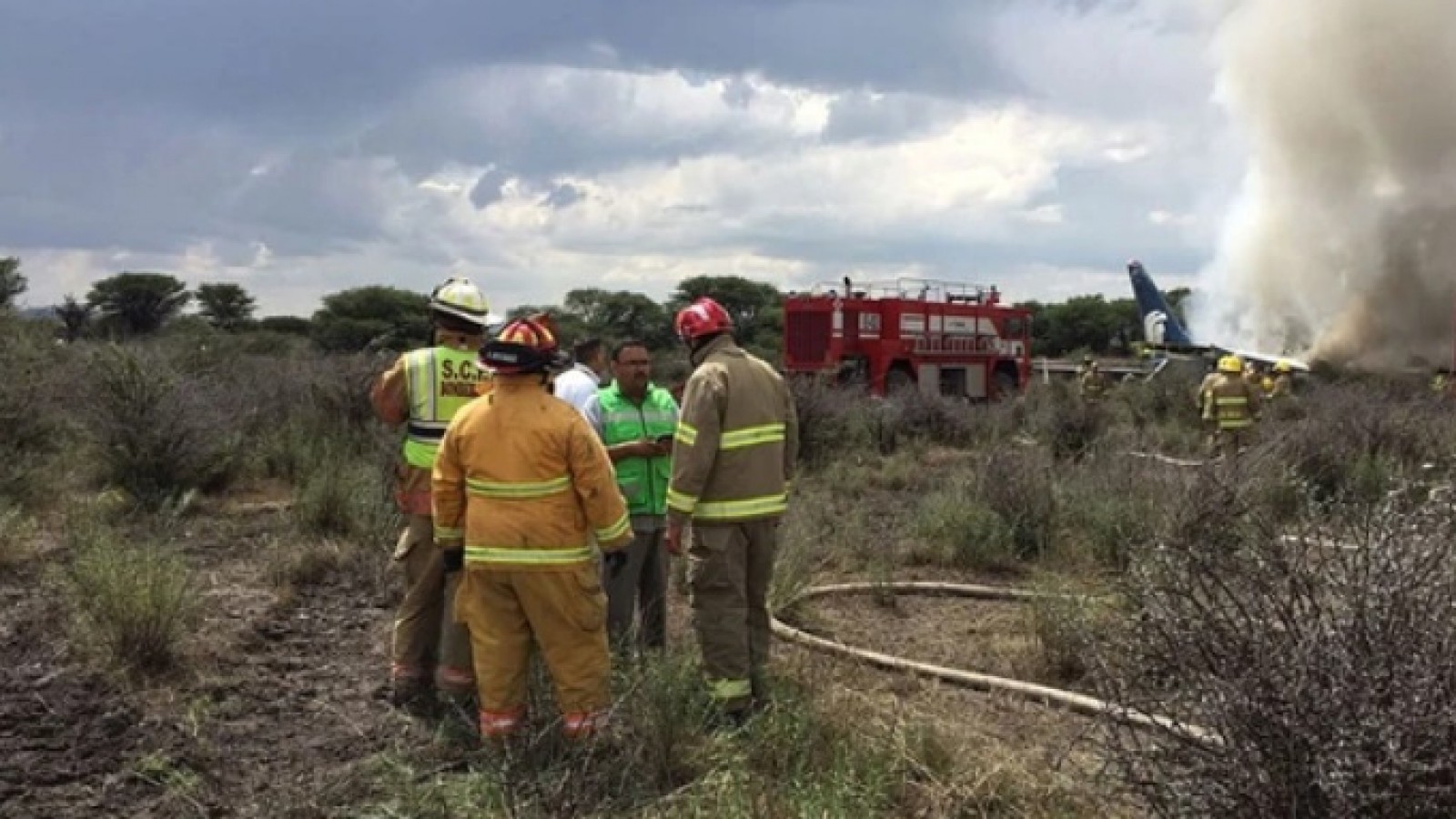 Cayó un avión de Aeroméxico con 97 pasajeros poco después de despegar