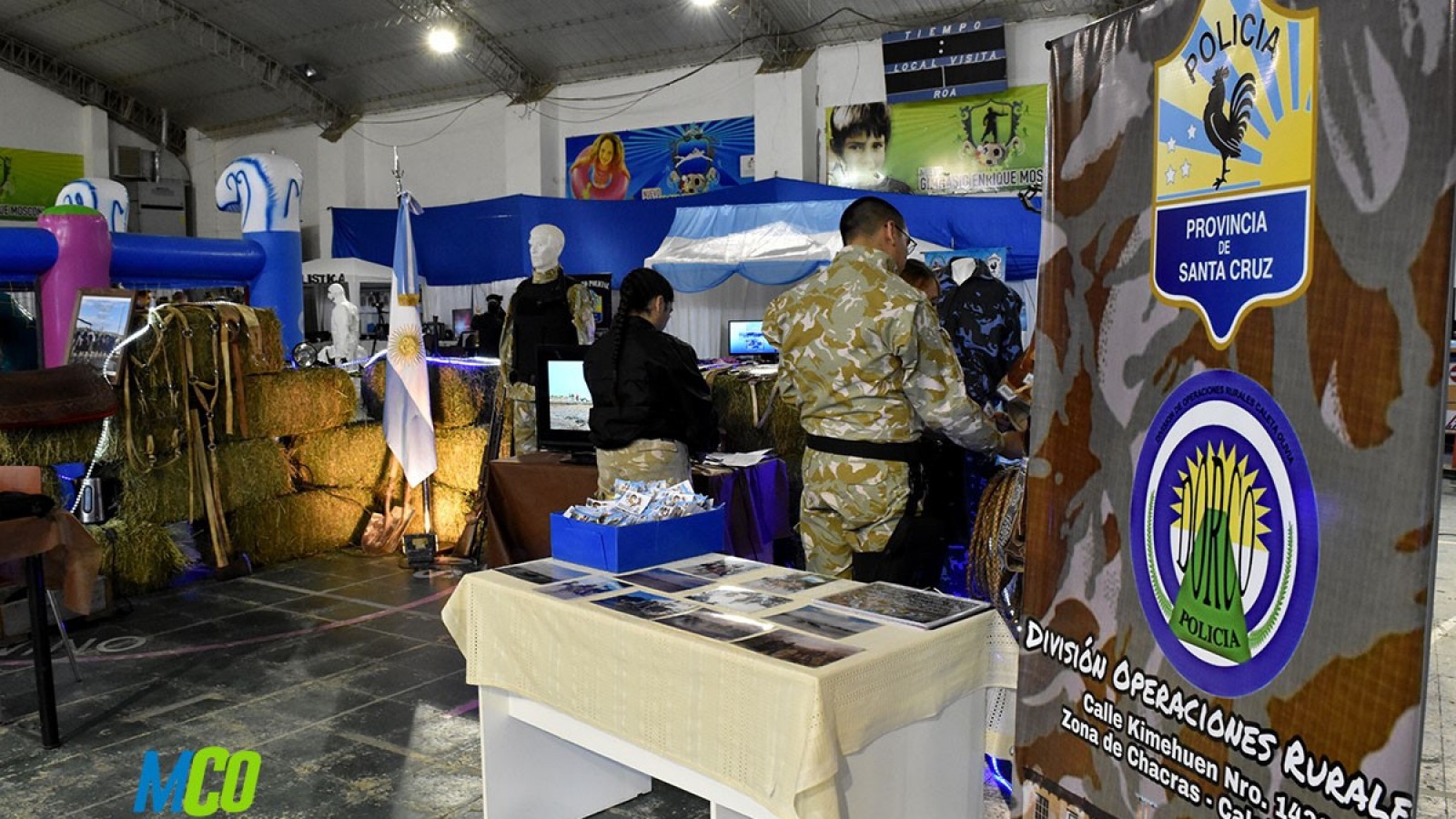 Con diversas propuestas la policía santacruceña celebra un nuevo aniversario en Caleta Olivia