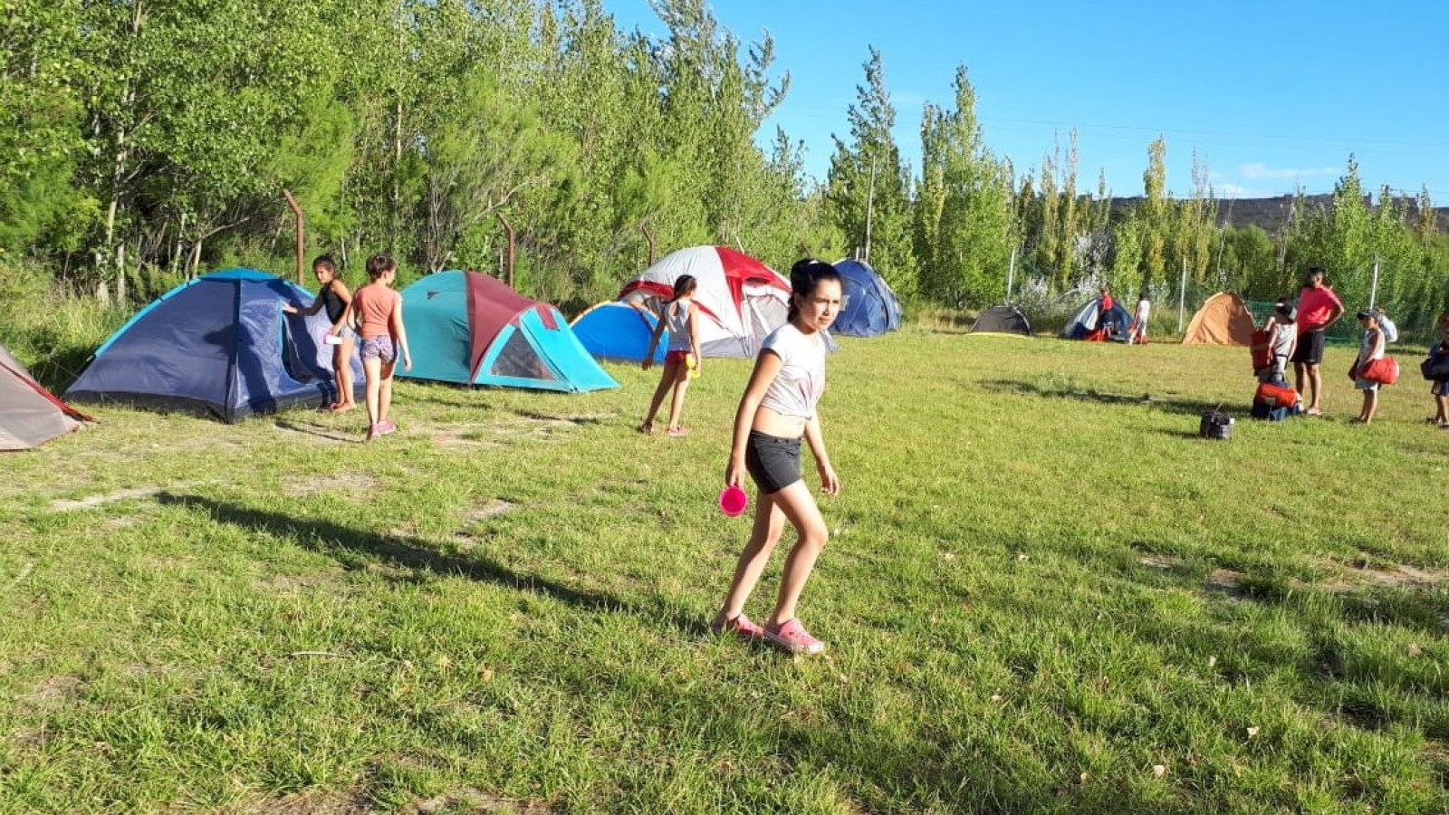 Los niños de la Colonia festejan con un Campamento en Quinta Rivera