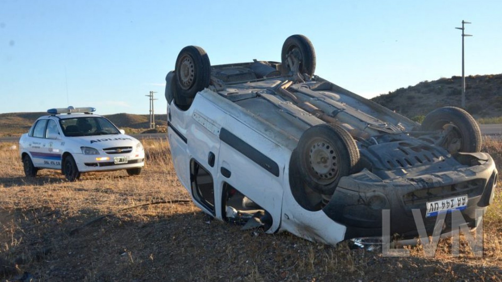 Heridos de consideración tras vuelco de una kangoo