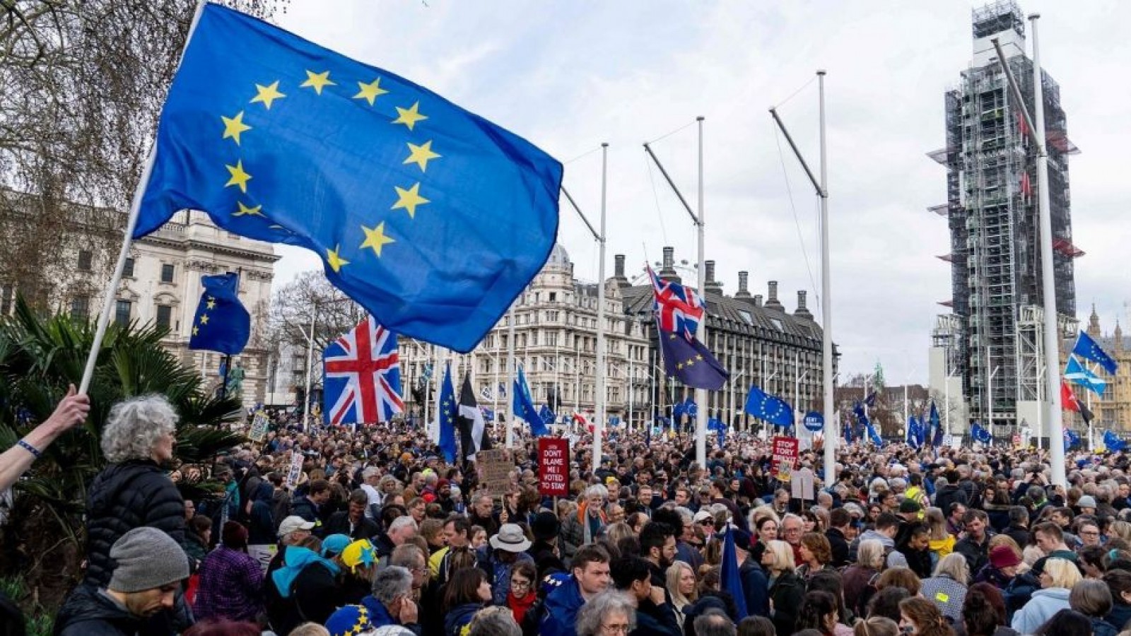Multitudinaria marcha contra el Brexit copó las calles de Londres