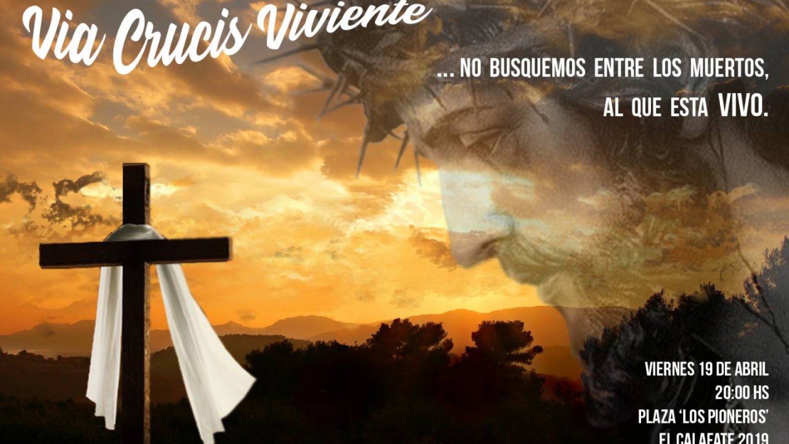 Se realizará Via Crucis en plaza Los Pioneros de El Calafate