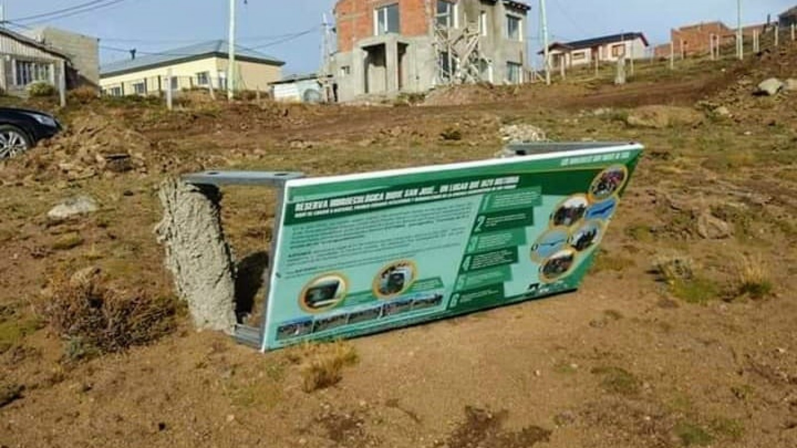 Denunciaron actos vandálicos en uno de los miradores inaugurados de Río Turbio