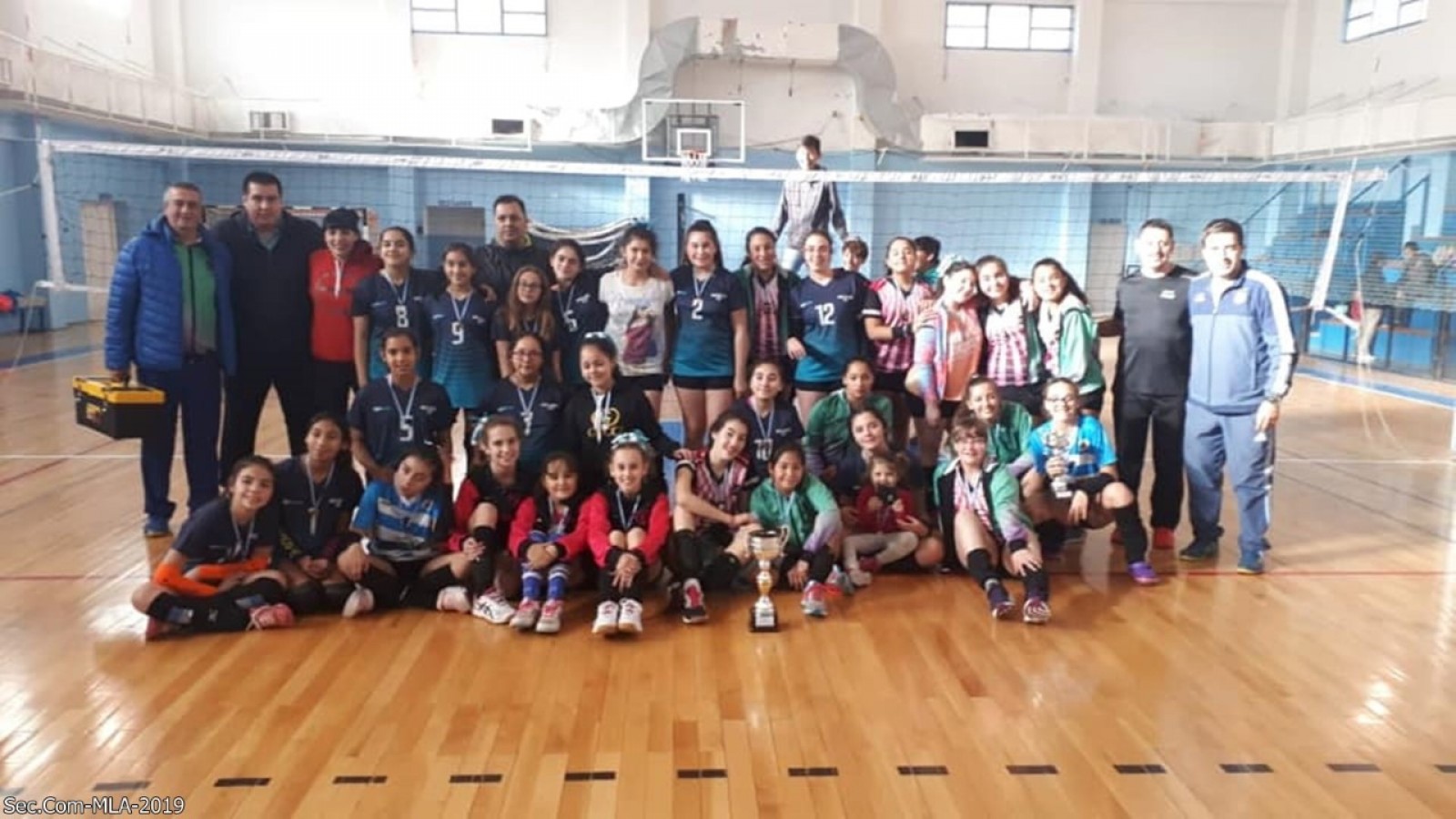 Dante Cantarutti campeón del Provincial de Voley Femenino Sub 13 en los Antiguos