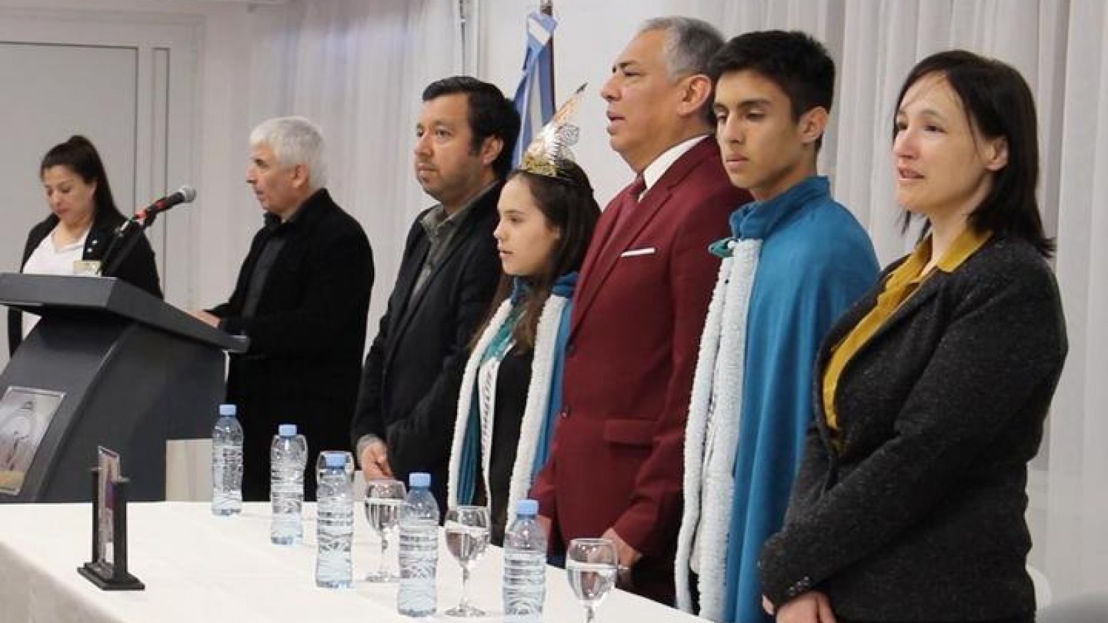 Cientos de vecinos en el aniversario de la comuna de Cañadón Seco