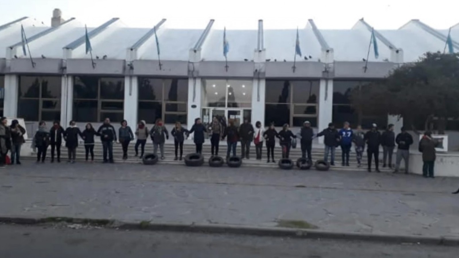 Estatales tomaron el Ministerio de Economía en Chubut