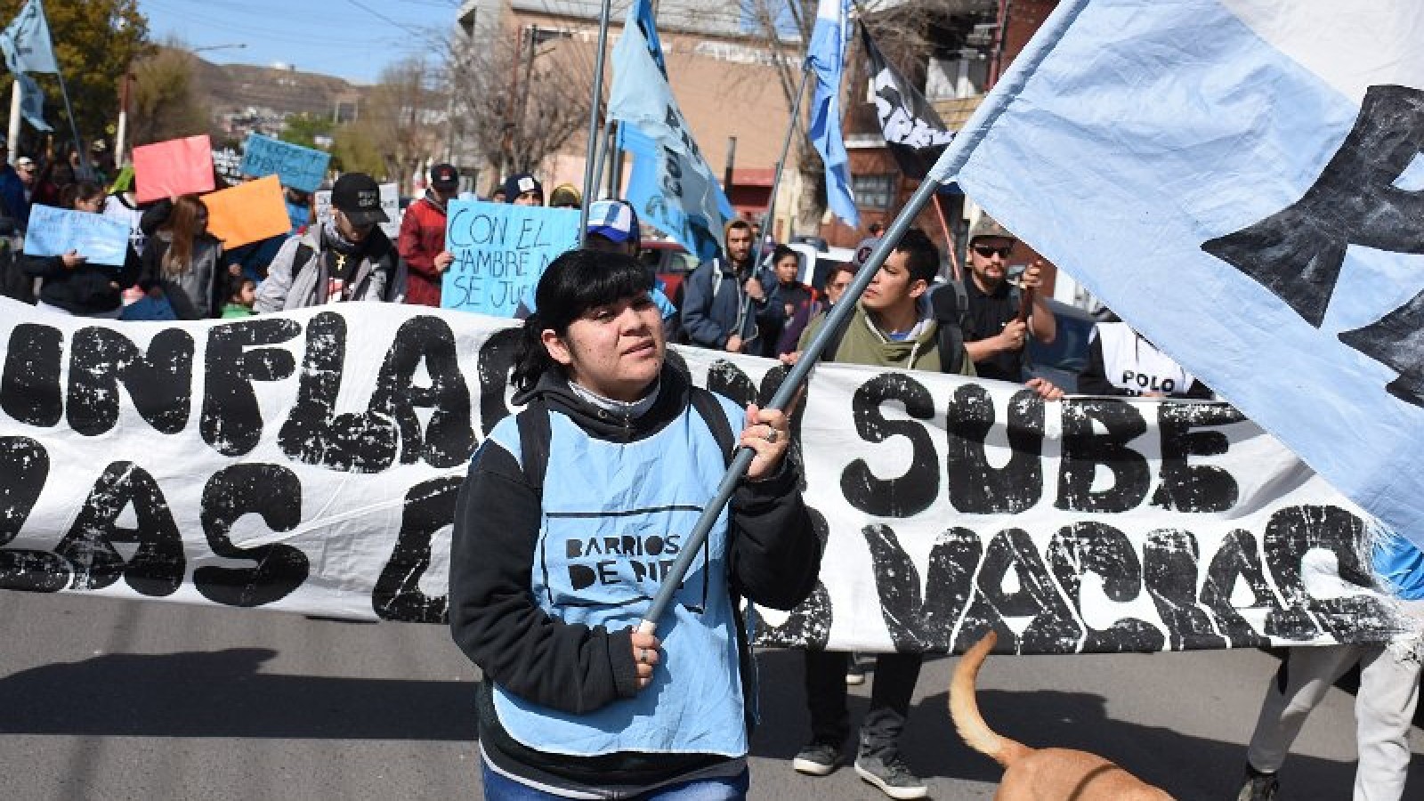 Movilización obrera en Caleta Olivia por los reclamos de ocupados y desocupados