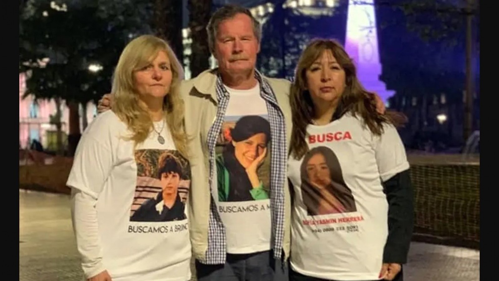 La mamá de Sofía Herrera en la peregrinación a Luján