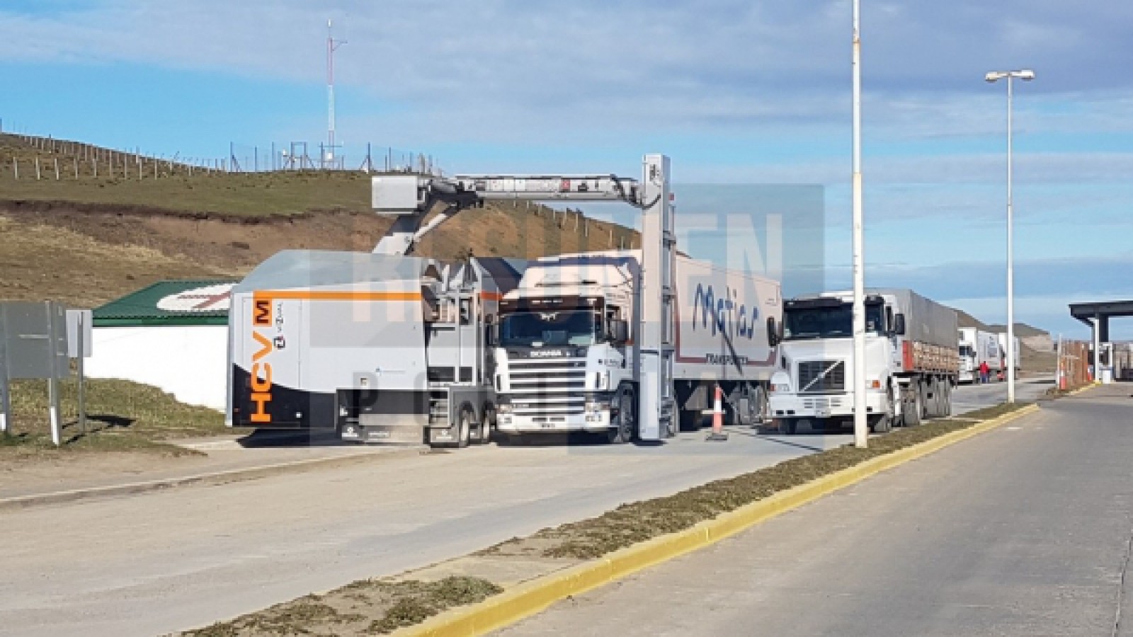 El scanner para transporte pesado se suma a la lucha contra el narcotráfico en San Sebastián