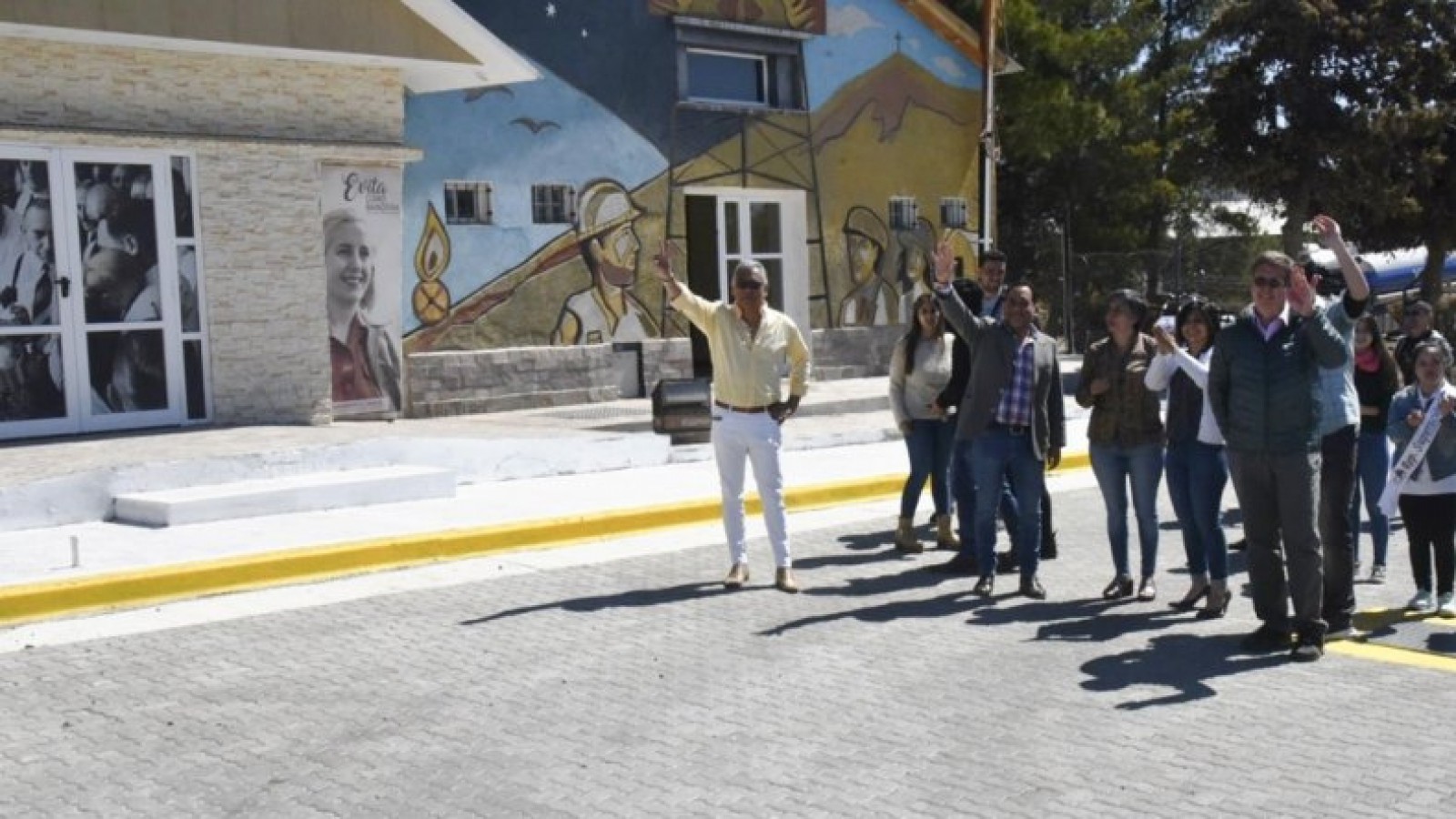 Jorge Soloaga visibilizó otra obra de remediación urbana en Cañadón