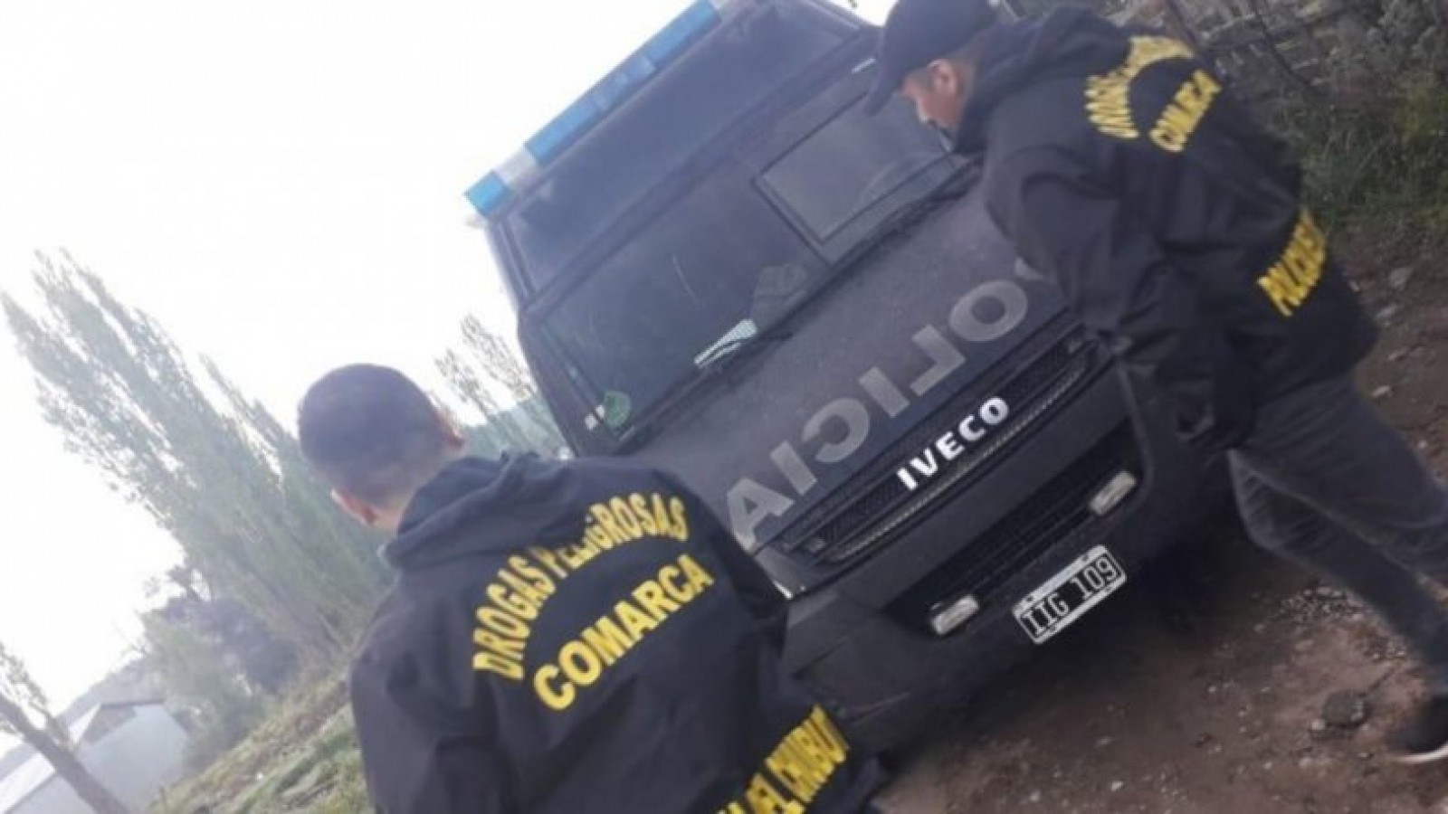 Megaoperativo antidrogas en Lago Puelo y El Bolsón