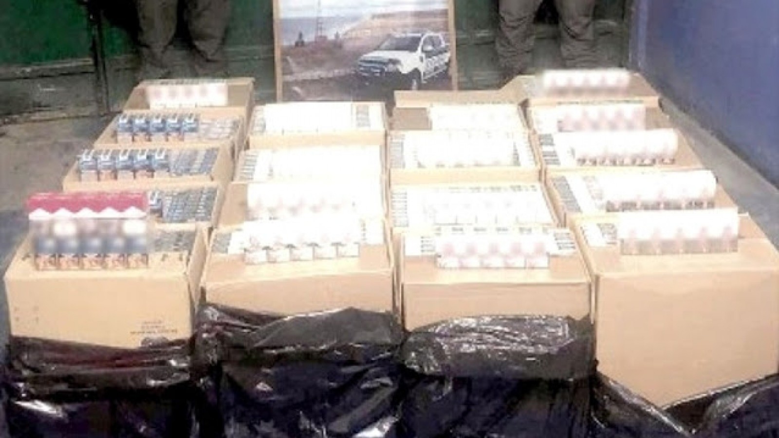 Río Grande: incautan contrabando de cigarrillos en la frontera con Chile