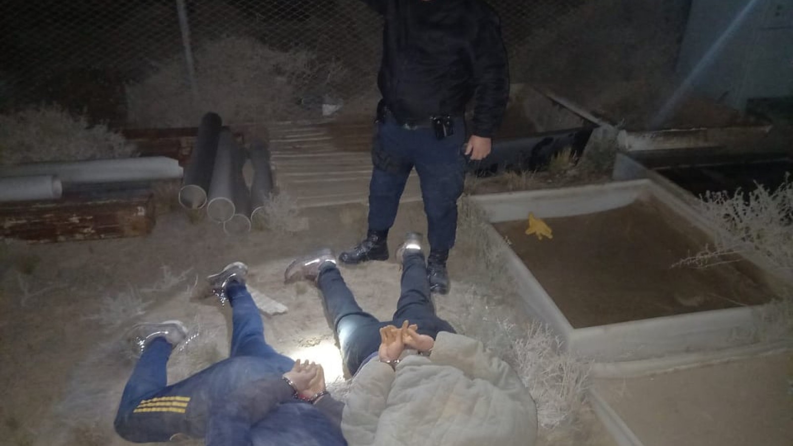 Los detuvieron "infraganti" robando en Koluel Kaike