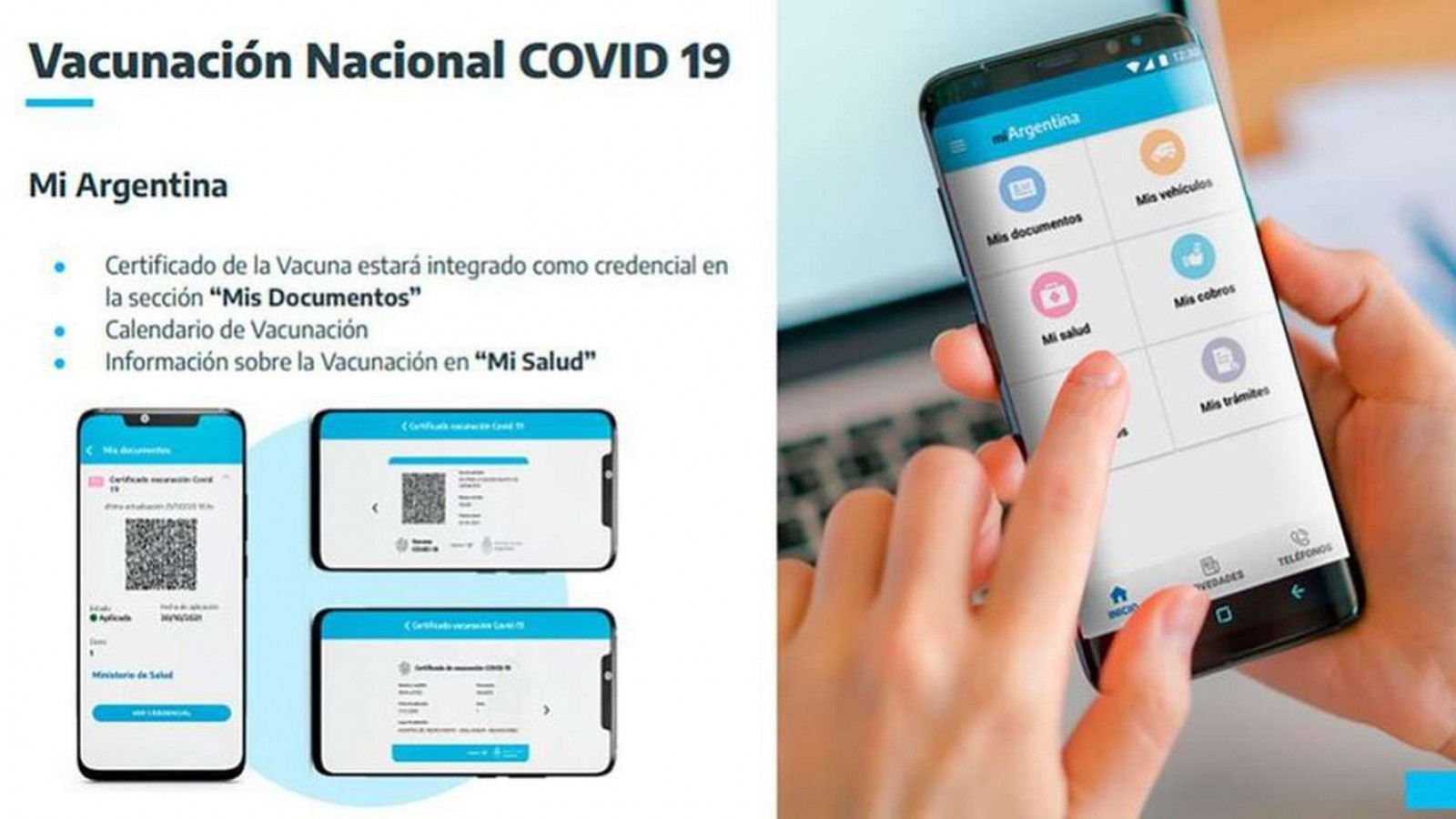 Cómo obtener el certificado digital de vacunación