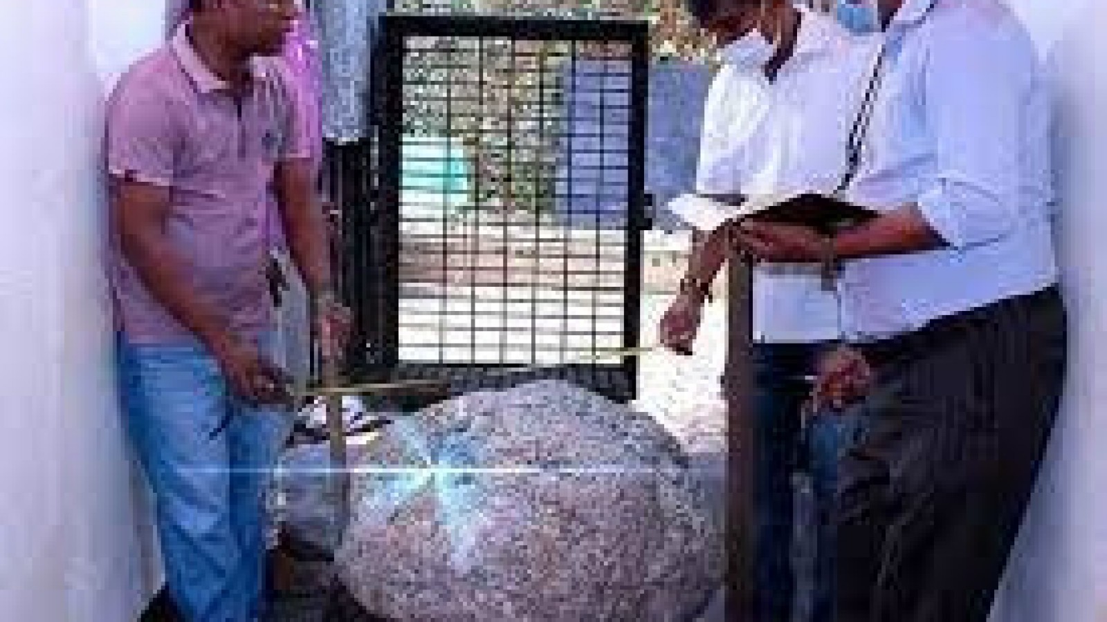 Hizo un pozo en el jardín y encontró una piedra de 1.000 millones de dólares