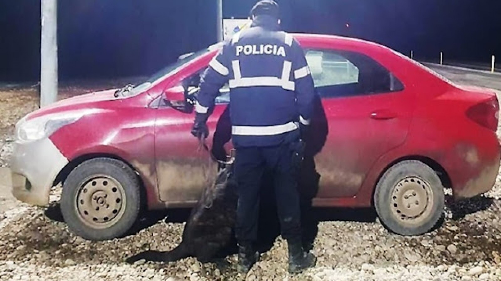 Detectan vehículo con droga en un control policial en la Ruta 3