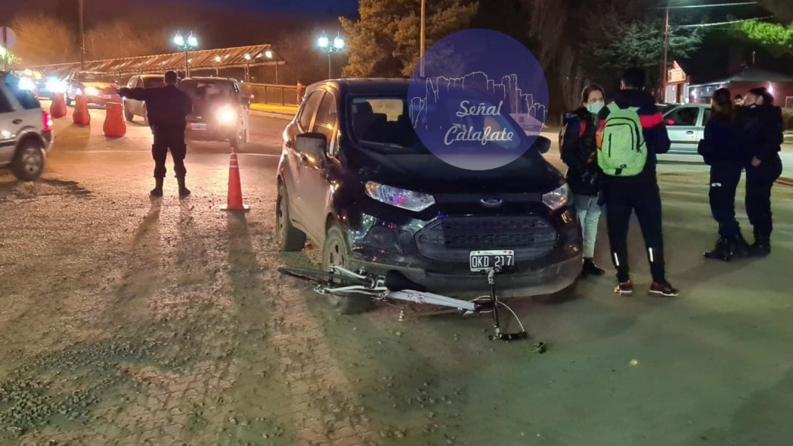 Atropellaron aun ciclista en el centro de El Calafate