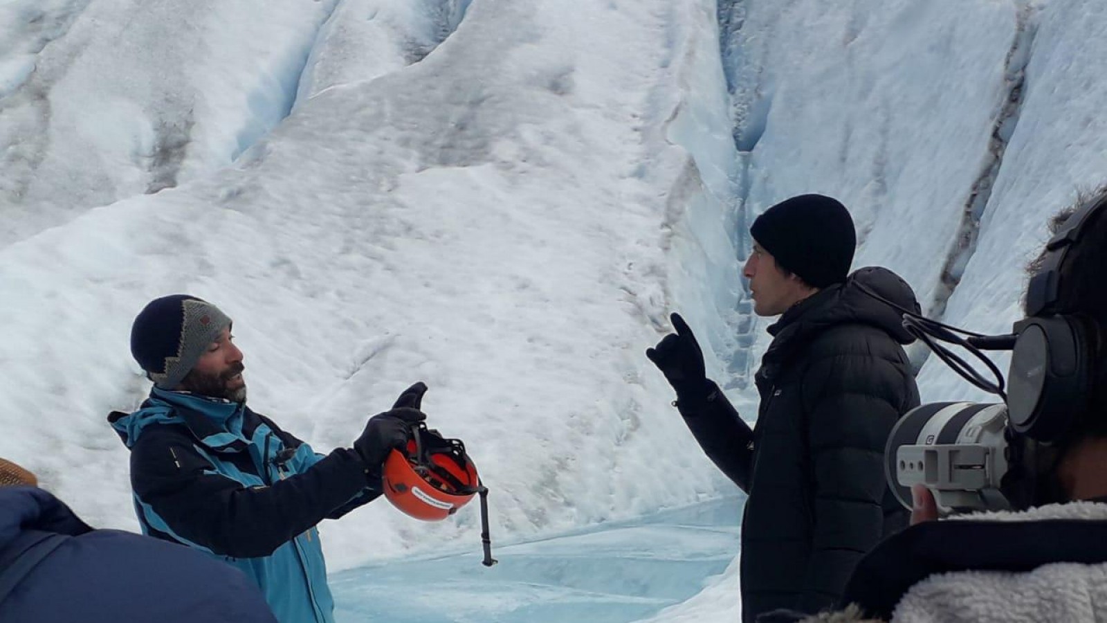 El Calafate: Ivan de Pineda graba para "Un pequeño gran viaje"