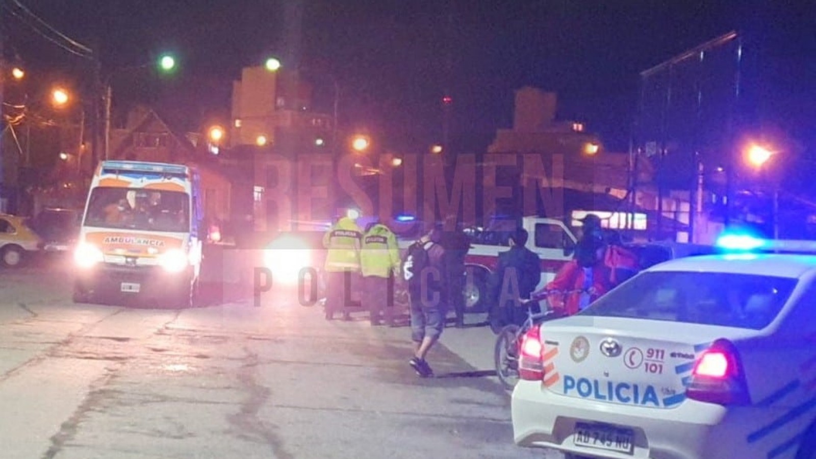 Un menor hospitalizado tras chocar con una moto robada, en medio de una persecución policial