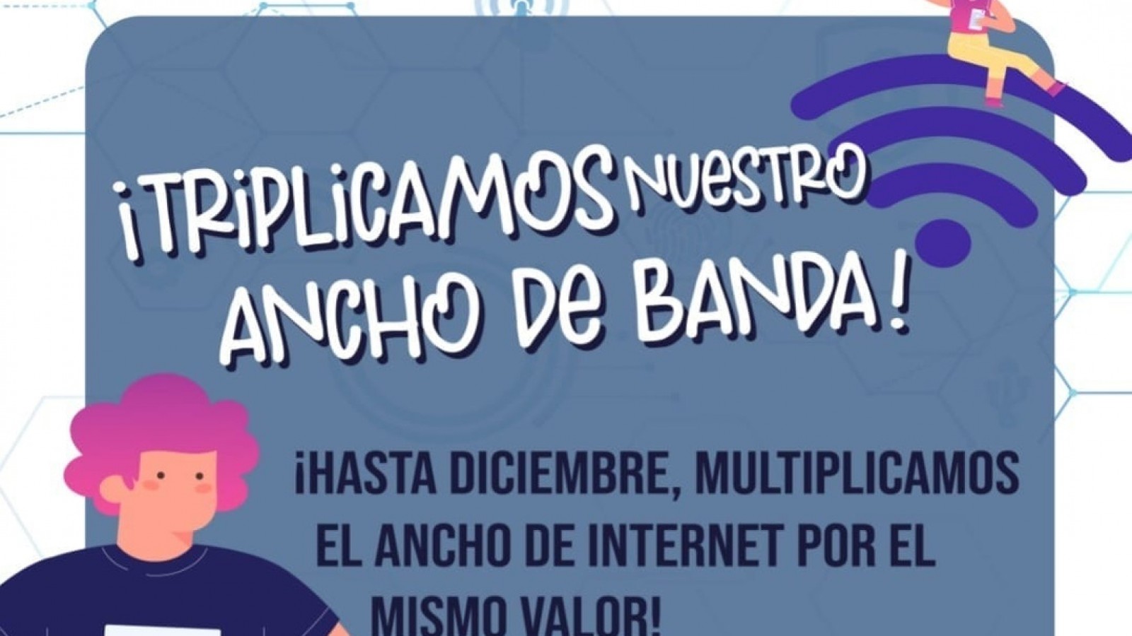 Hasta diciembre, el municipio de Pico Truncado triplicó el ancho de banda de internet sin costo adicional