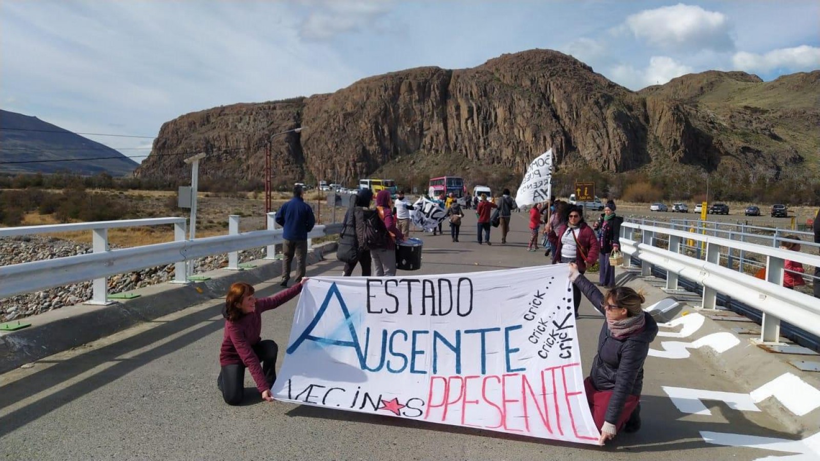 Otro fuerte reclamo por terrenos en medio del aniversario de El Chaltén