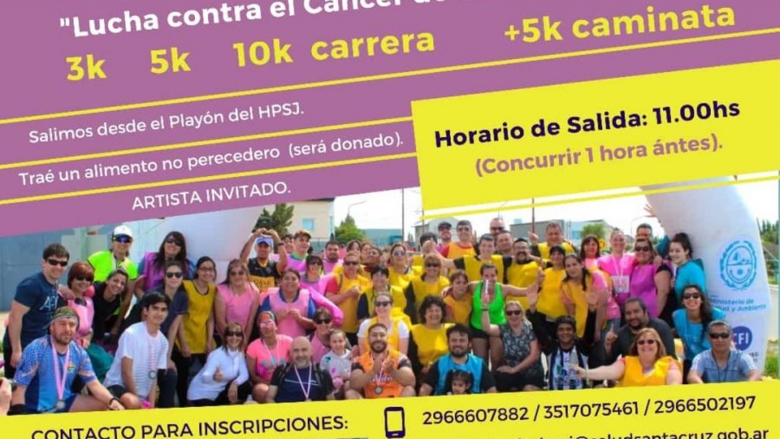 Octubre Rosa: Salud realiza una Maratón en San Julián