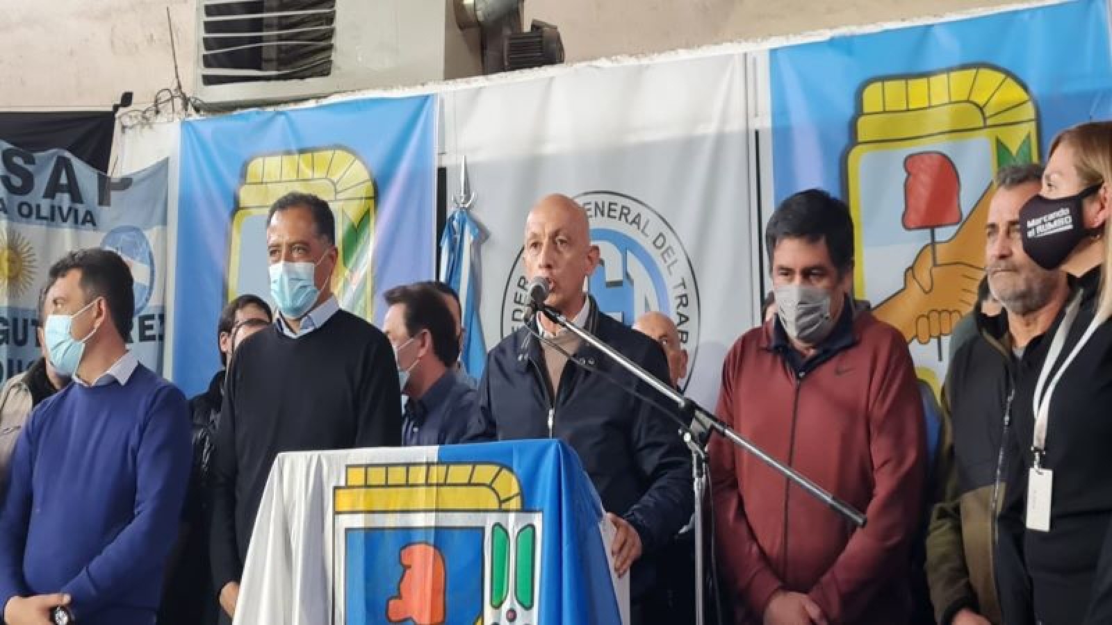 El Municipio de Caleta Olivia acompañó el acto de la CGT Zona Norte en su décimo aniversario