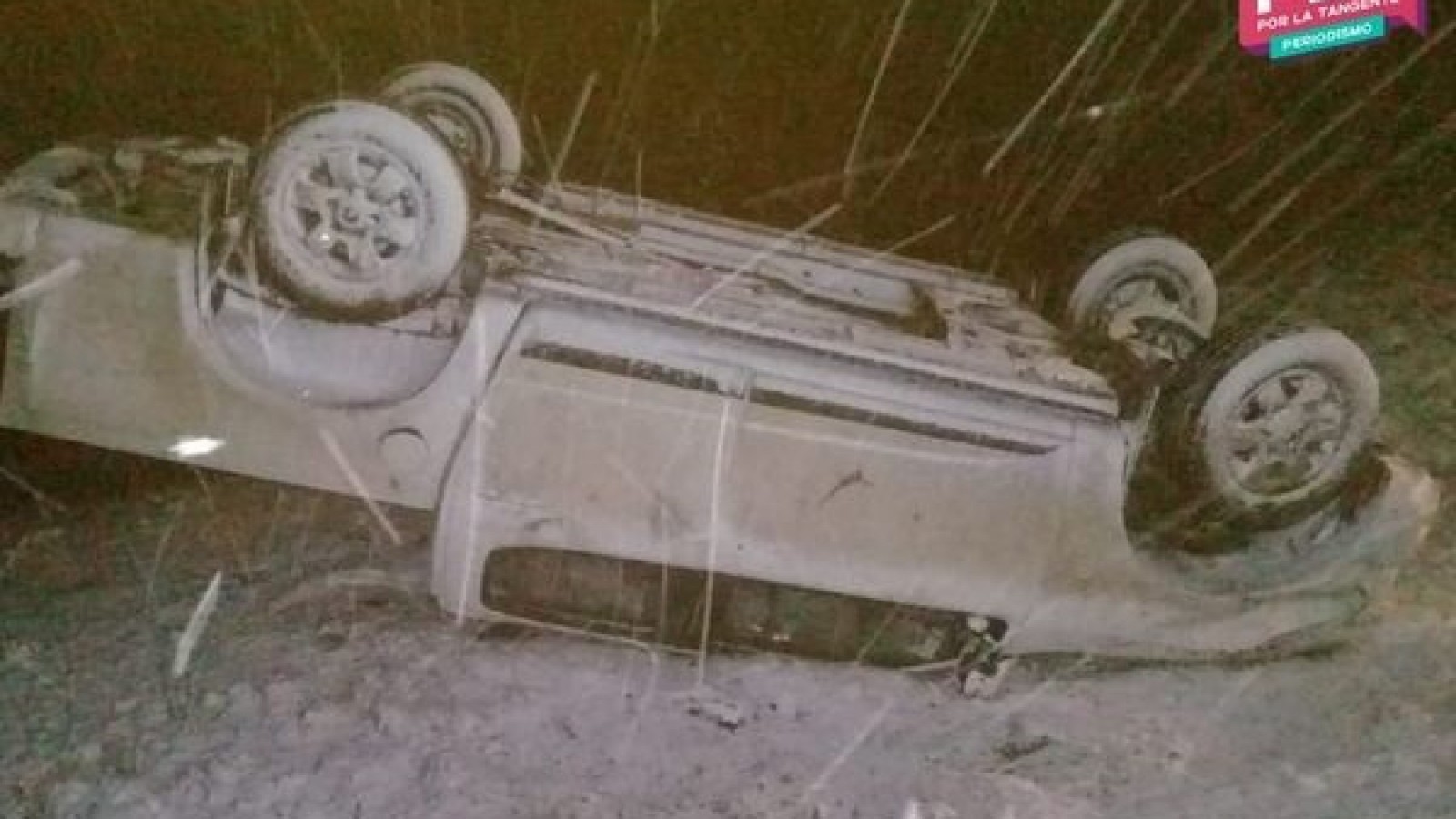 Vuelco en la ruta nacional 40