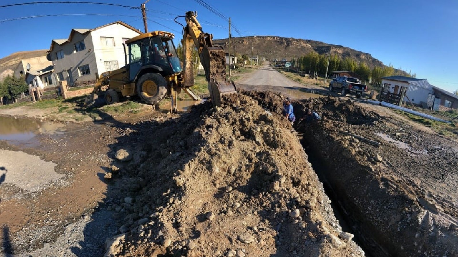 El municipio de El Calafate comenzó a extender la red de cloacas con recursos propios