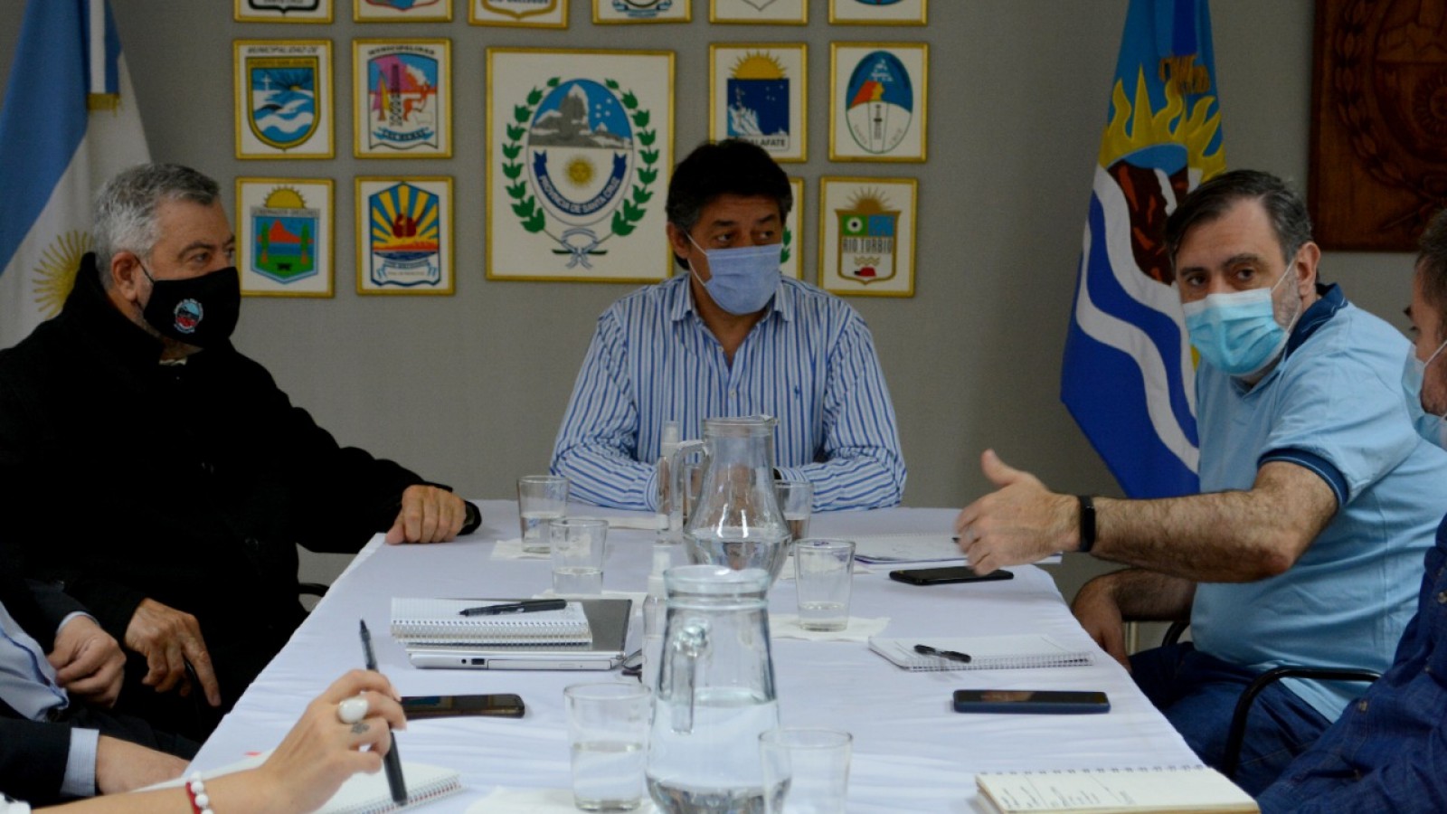 El intendente Maimo de Pico Truncado se reunión con el ministro de Desarrollo Social