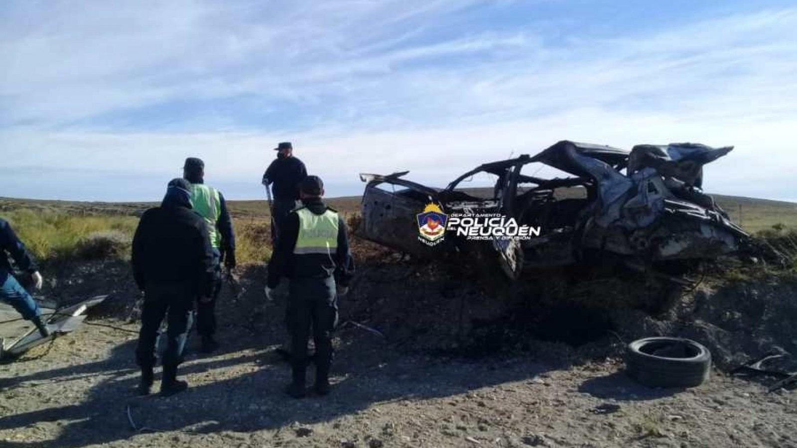 Fallecen cuatro jóvenes tras volcar en la Ruta 40