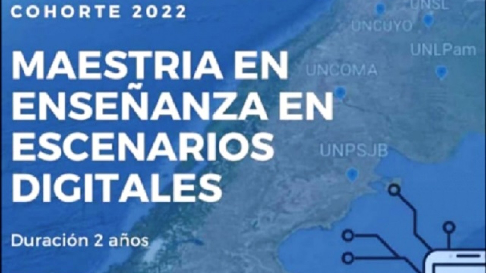 Abren preinscripción 2022 de la Maestría en Enseñanza en Escenarios Digitales