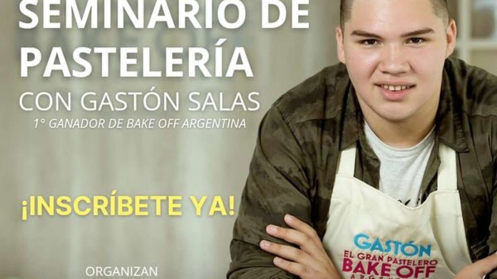 Seminario de pastelería: llega a Perito Moreno el primer ganador de Bake Off