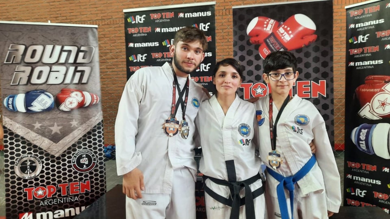 Dos truncadenses se consagraron campeones nacionales infantiles en taekwondo