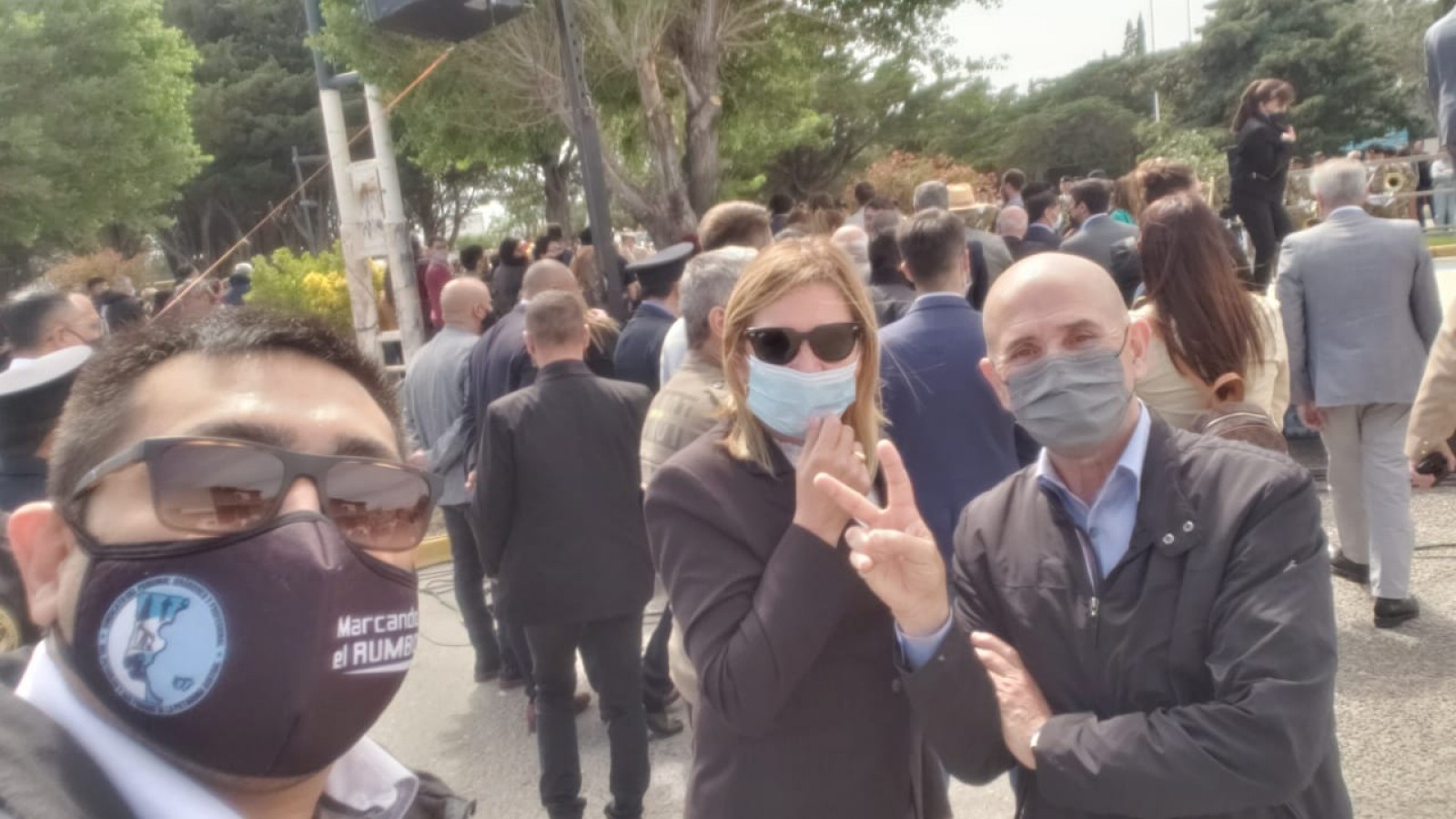 Llugdar participó de los actos oficiales por el 120° Aniversario de Caleta Olivia