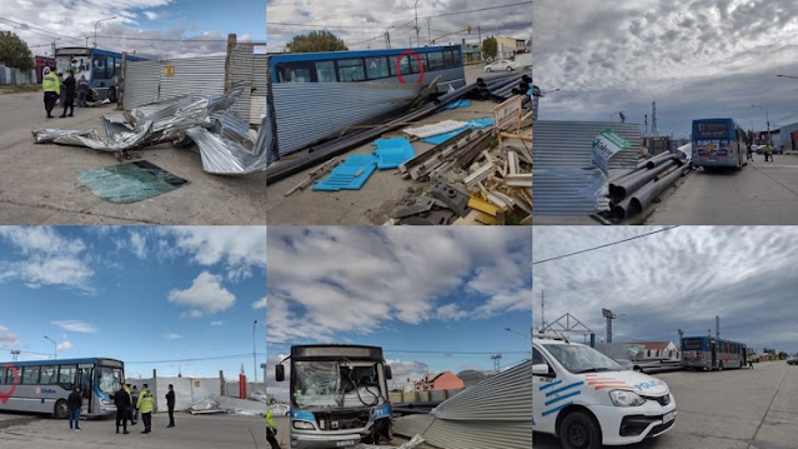 Conductora de Citybus perdió el control y choco contra un obrador