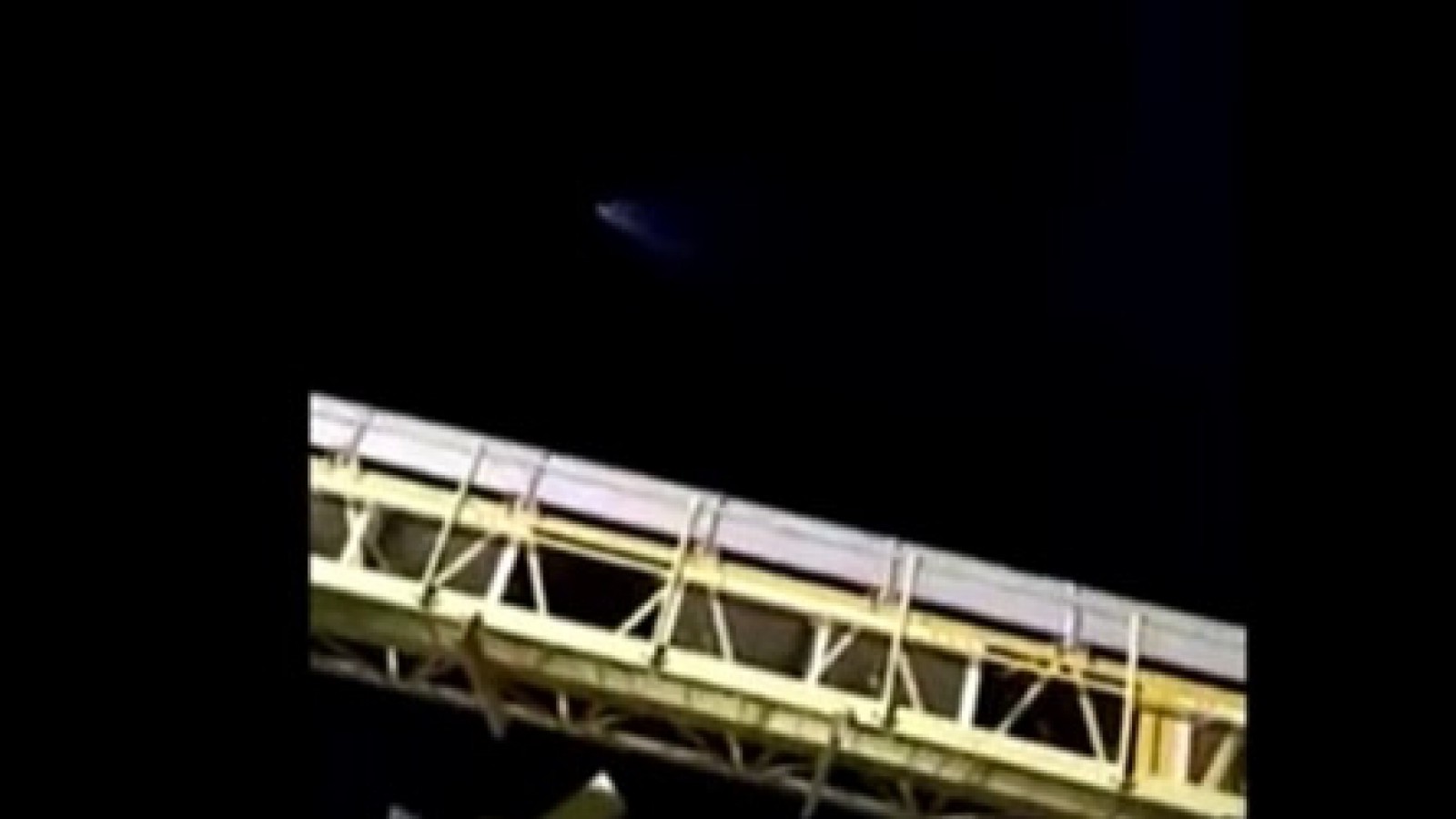 Revelan que el video filmado en las represas se trataba de un cohete que impactará contra un asteroide