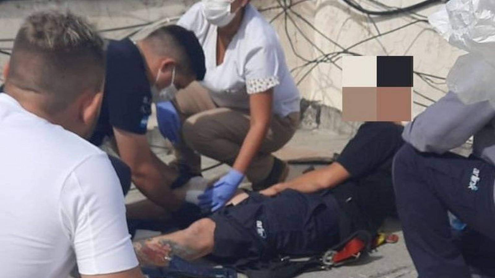 Trabajador recibió una descarga eléctrica y fue hospitalizado