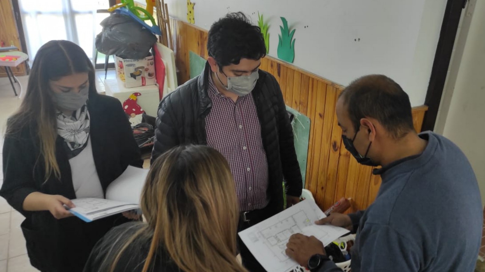 Avanza la remodelación edilicia en los espacios de primera infancia de Santa Cruz