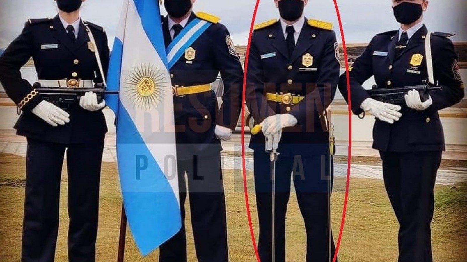 Era uno de los abanderados de la policía fueguina y ahora está apartado por denuncias de violencia de género y abuso sexual