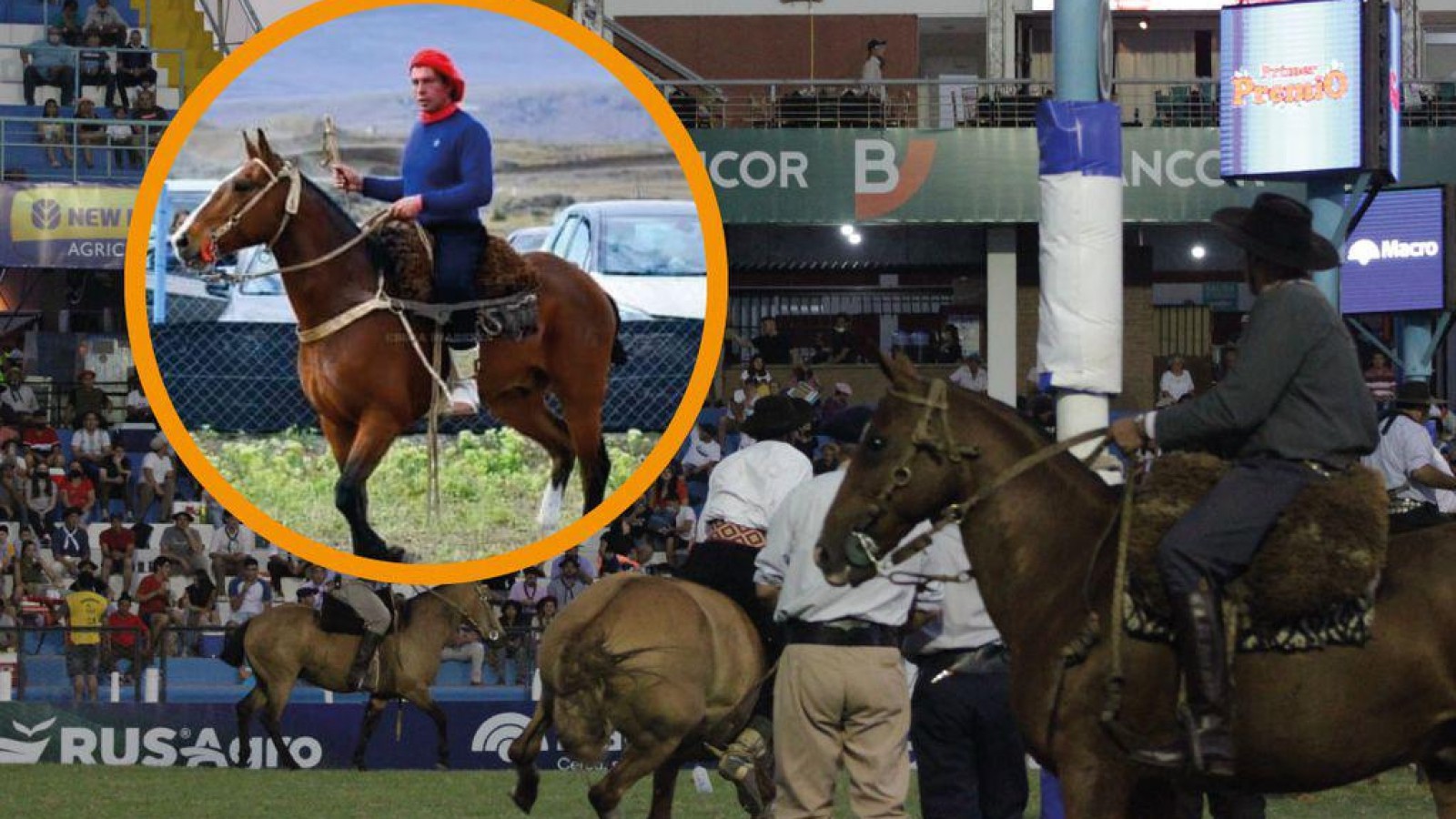 Caída del jinete santacruceño: “Si hubiese tenido el casco no hubiera sido nada”