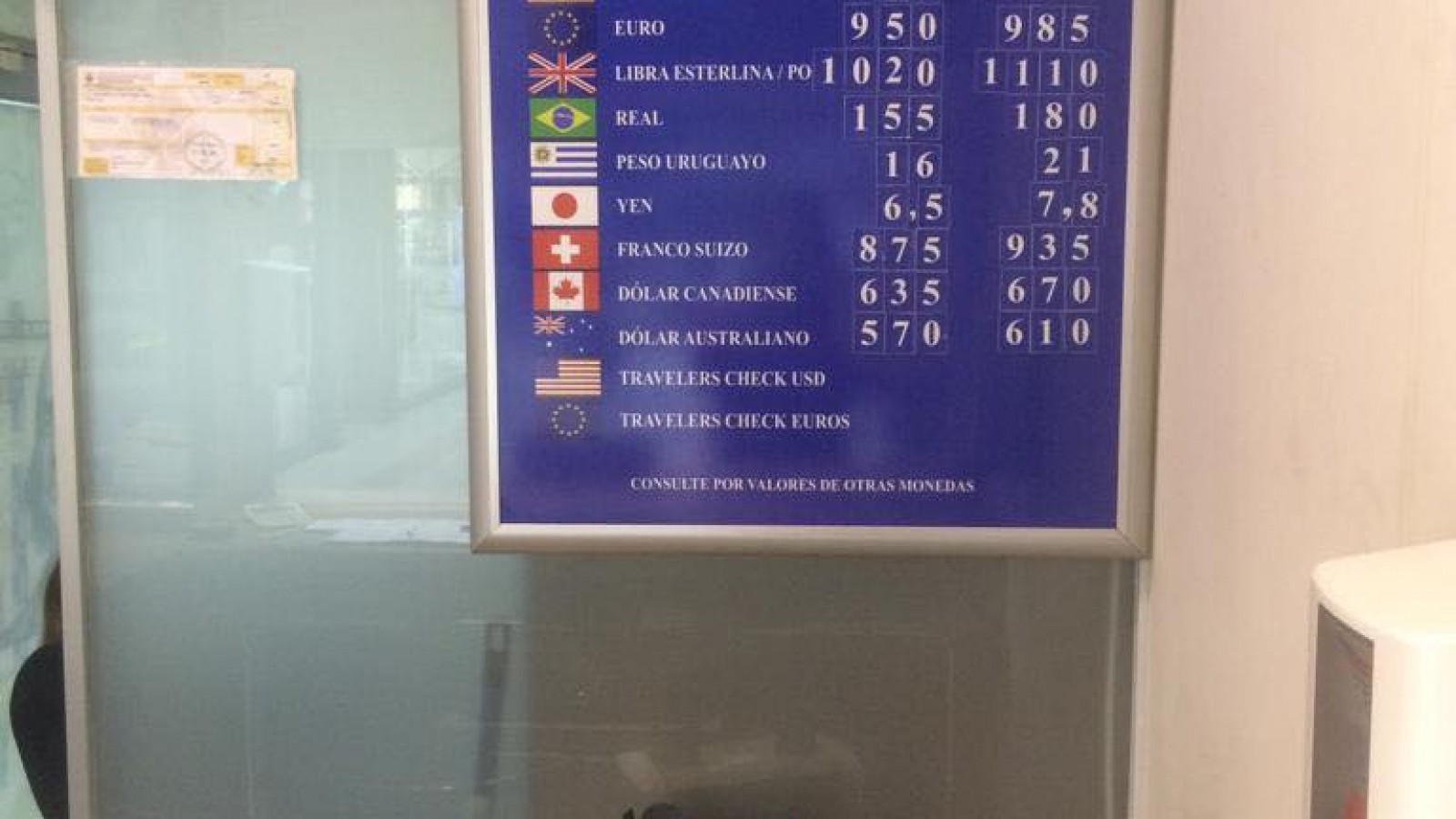 ¿A cuánto esta el cambio de moneda en la Zona Franca de Punta Arenas?