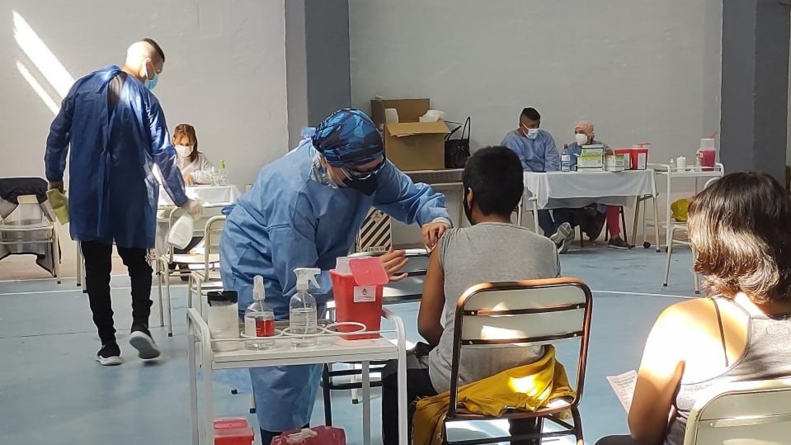 Avanza el plan intensivo de vacunación en Caleta Olivia