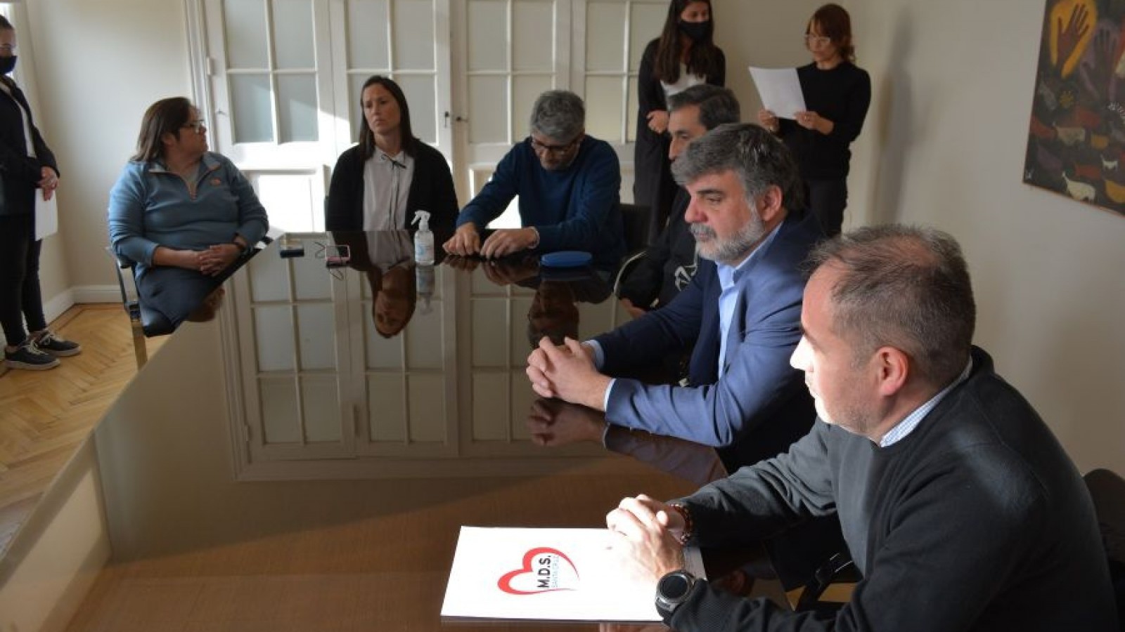 Entrega de aportes a la Federación Santacruceña de Vóley