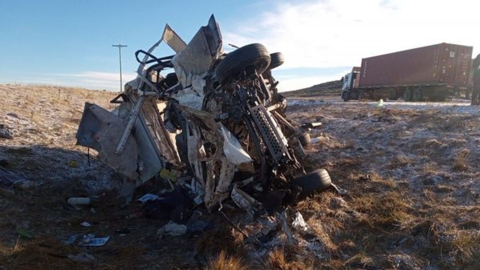 Dos personas murieron en un choque cerca de Río Grande